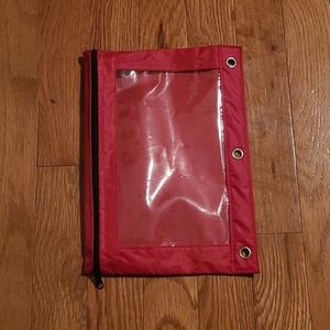 Zippable Pencil Case for Binders